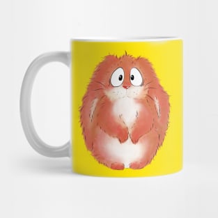 Polite cute orange rabbit Mug